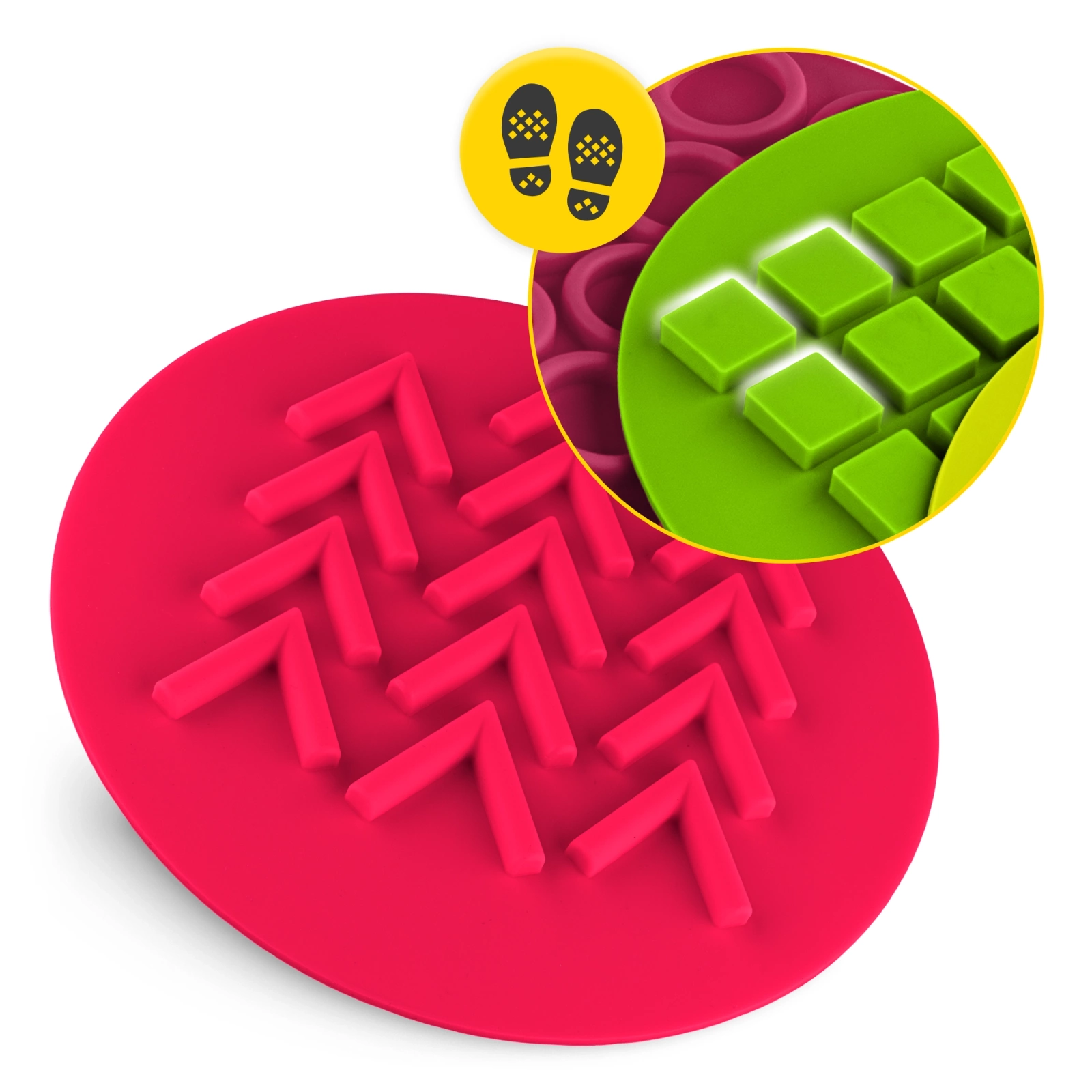 Dyski sensoryczne dla dzieci do zabawy 25 cm zestaw 10 sztuk