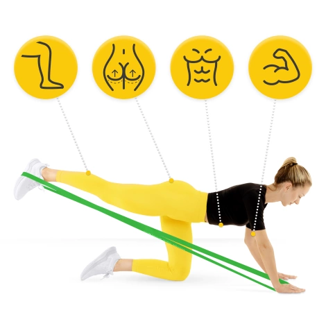 Zestaw 6 gum oporowych POWER BAND