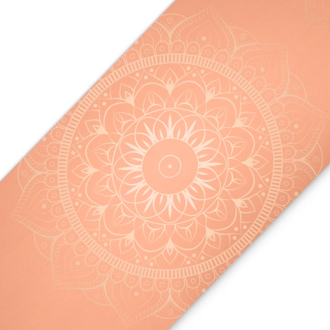 Zamszowa mata do jogi i ćwiczeń 1,5 mm pomarańczowa