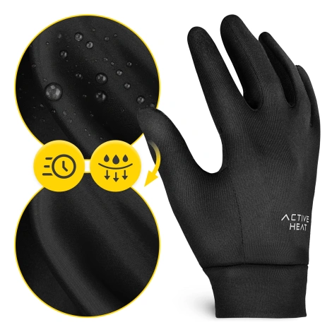 Rękawiczki termiczne - rozmiar L/XL, czarne