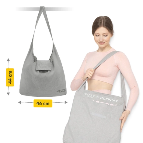 ECO Mata do akupresury z łuskami gryki i kokosem różowa