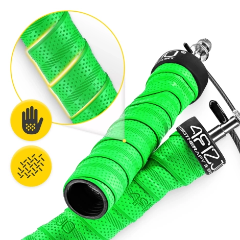 Skakanka bokserska z obciążeniem 3 m zielona