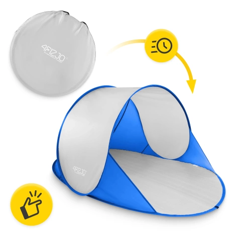 Namiot plażowy samorozkładający niebiesko-szary