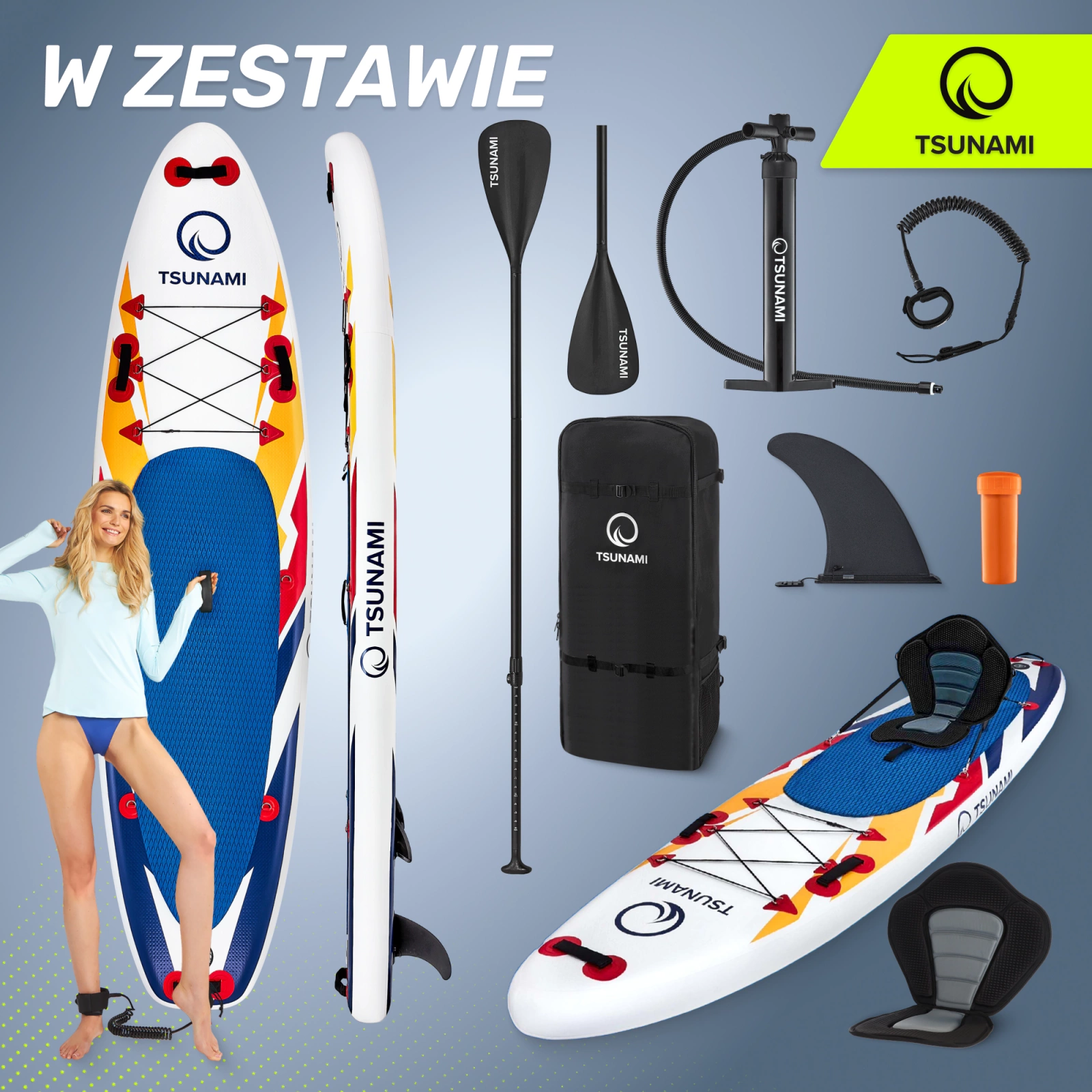 Paddleboard SUP TSUNAMI 320 cm