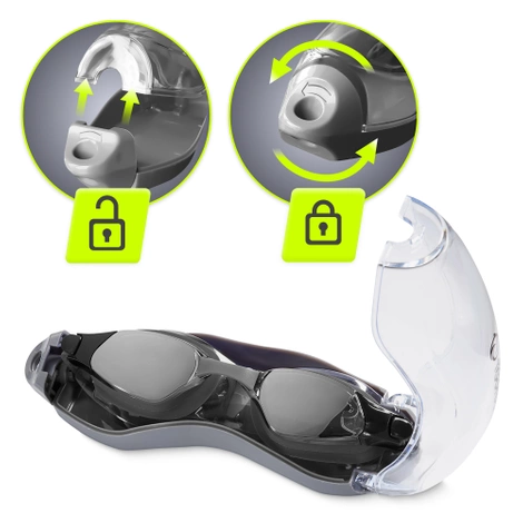 Okulary do pływania TSUNAMI czarne