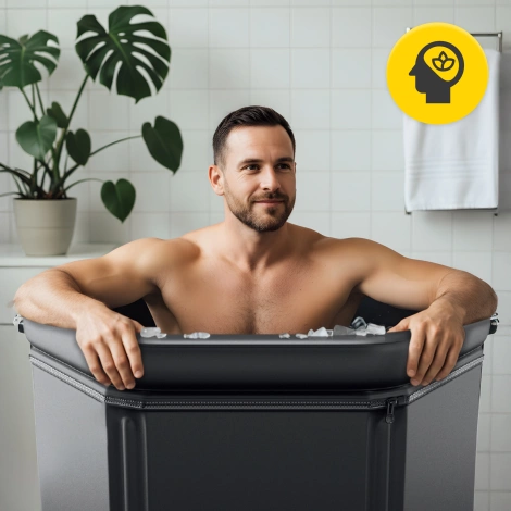 Przenośna wanna do morsowania i regeneracji PRO z systemem chłodzenia