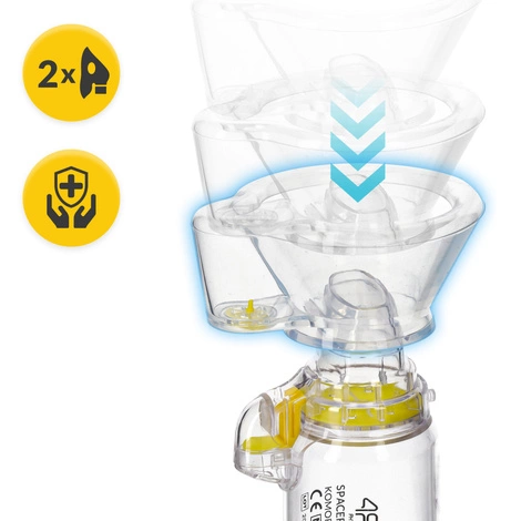 Komora do inhalowania żółta