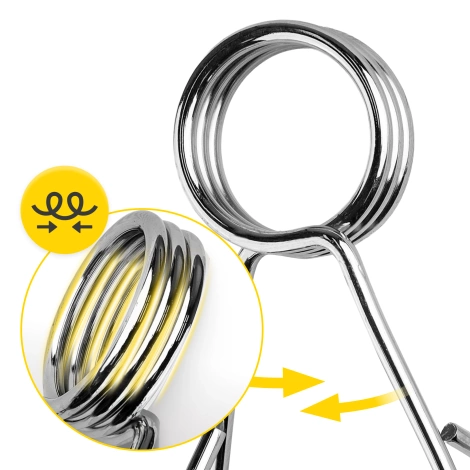 Zaciski sprężynowe na gryf olimpijski 50 mm 2 szt.