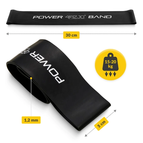 Guma oporowa do ćwiczeń MINI POWER BAND 1,2 mm