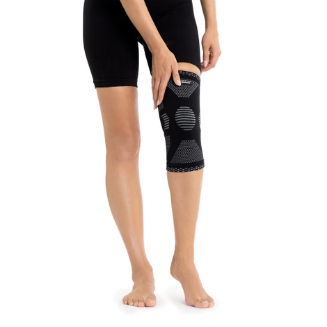 Elastyczna opaska na kolano XXL szara