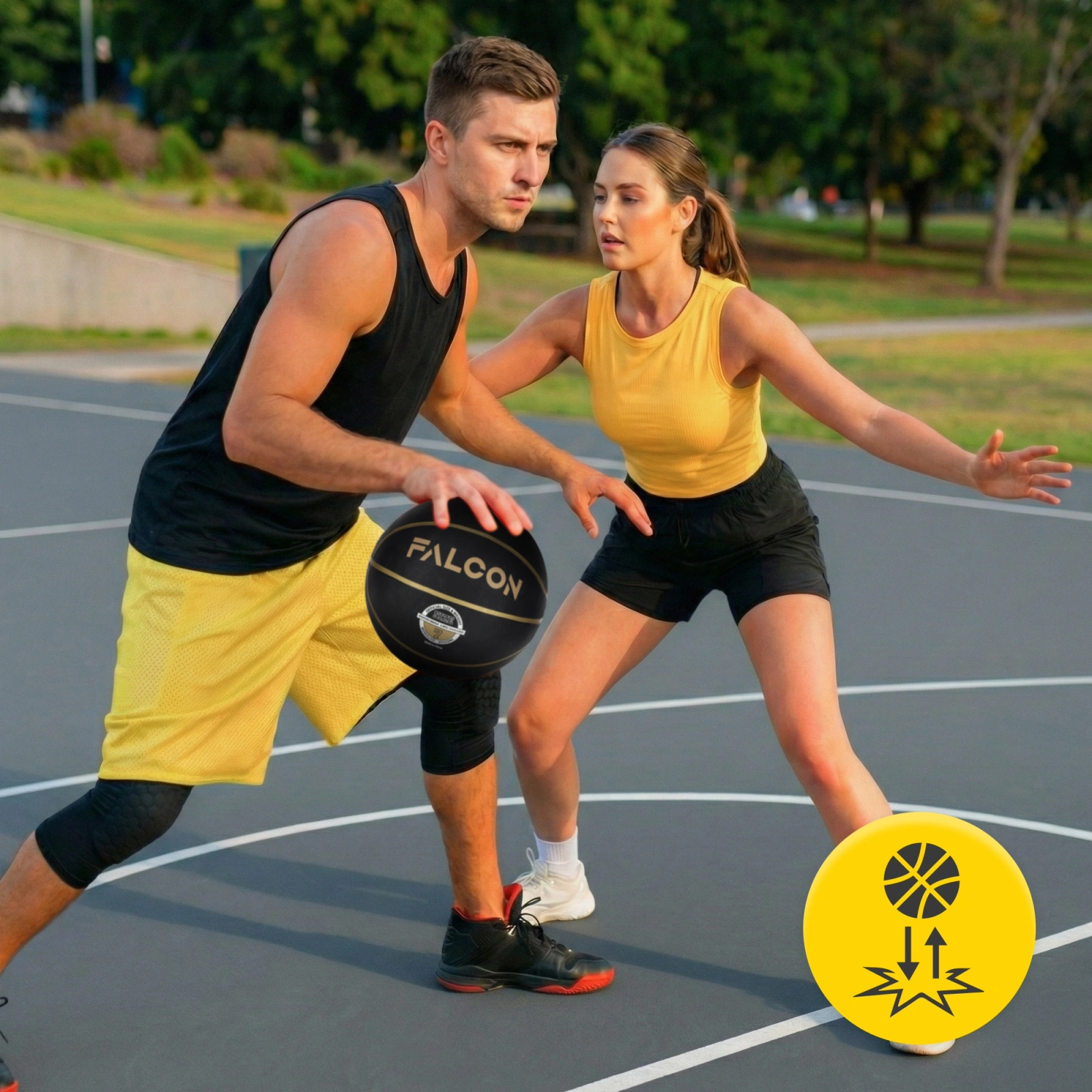 pilka do kosza treningowa czarna