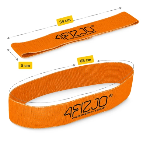 Guma materiałowa do ćwiczeń FLEX BAND 1-5 kg