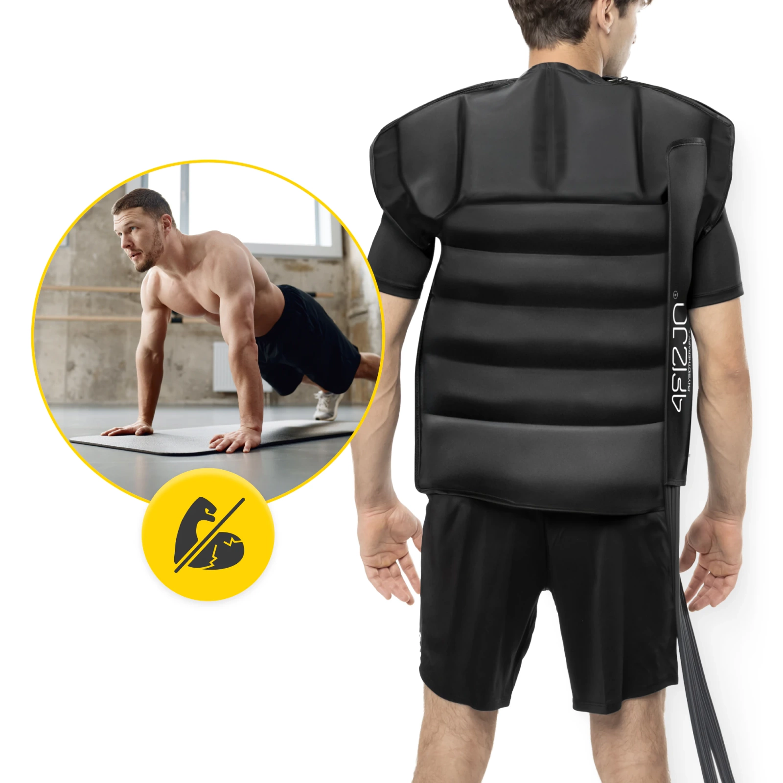 Kamizelka uciskowa do drenażu limfatycznego masaż uciskowy presoterapia