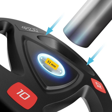 Obciążenie olimpijskie 2 x 10 kg