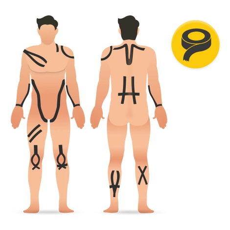 Taśma do kinesiotapingu 7,5 cm x 5 m