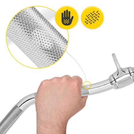 Drążek do wyciągu obrotowy łamany