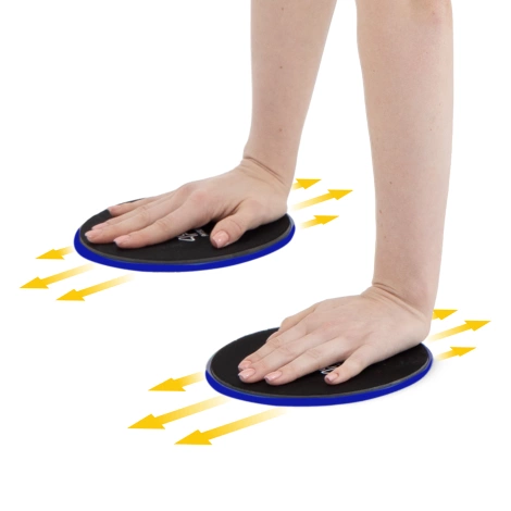 Dyski poślizgowe do ćwiczeń SLIDE 2 szt. niebieskie