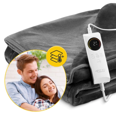 Koc elektryczny grzewczy 180 × 160 cm