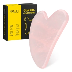 Klasyczny kamień Gua Sha z naturalnego różowego kwarcu