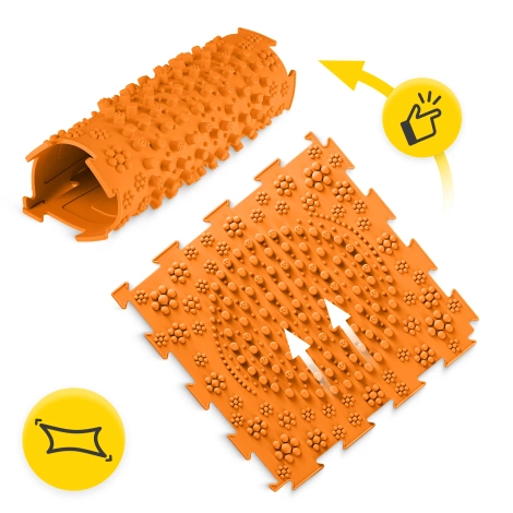 Ortopedyczna mata sensoryczna puzzle dla dzieci 6 szt.