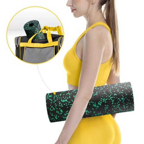 Wałek do masażu piankowy EPP 45 cm zielony