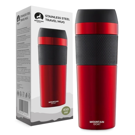 Kubek termiczny Mountain Goat TRAVEL 450 ml czerwony