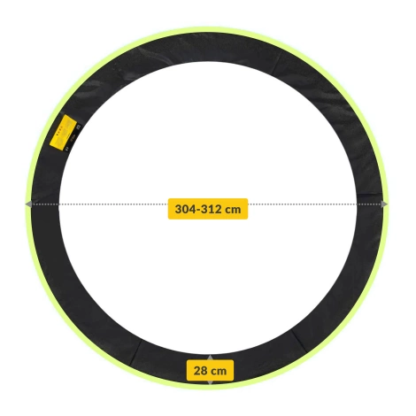 Piankowa osłona na sprężyny trampoliny 10FT