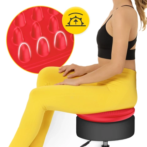 Poduszka sensomotoryczna MED+ 33 cm czerwona