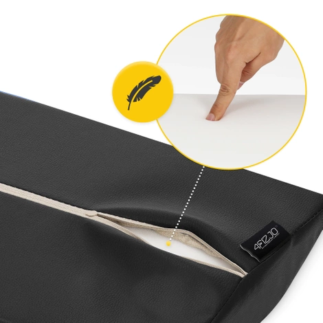 Półwałek lędźwiowy do rehabilitacji czarny