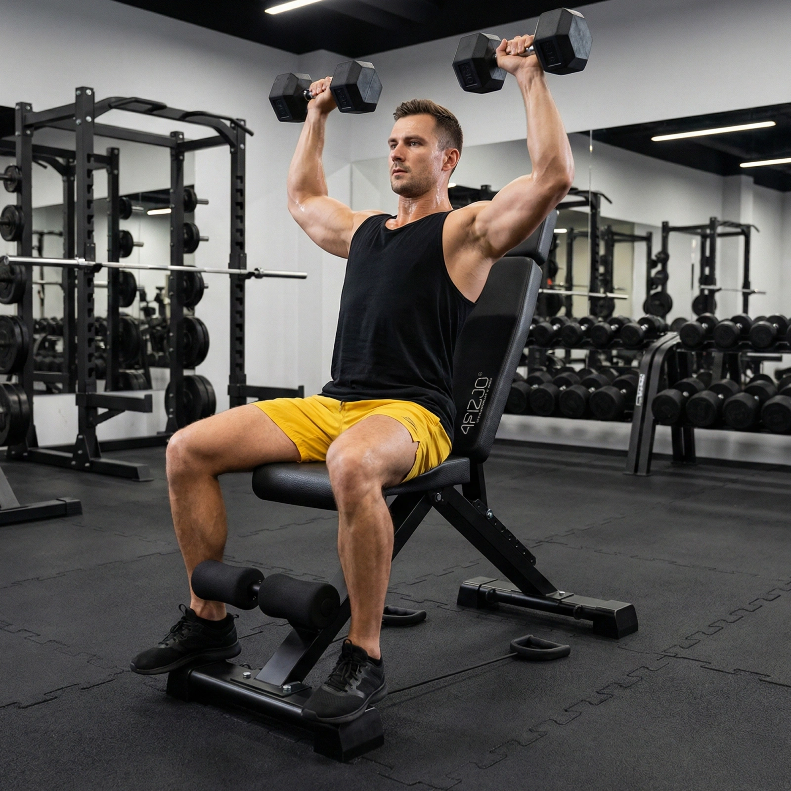 mata na silownie puzzle trening silowy