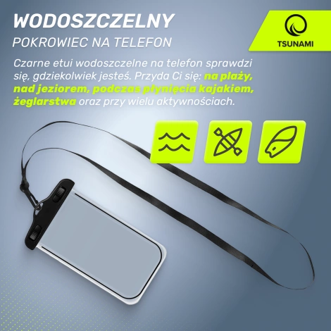 Etui wodoodporne na telefon TSUNAMI