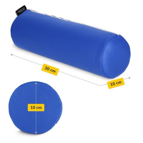 Wałek rehabilitacyjny kształtka do masażu 30 x 10 cm niebieska