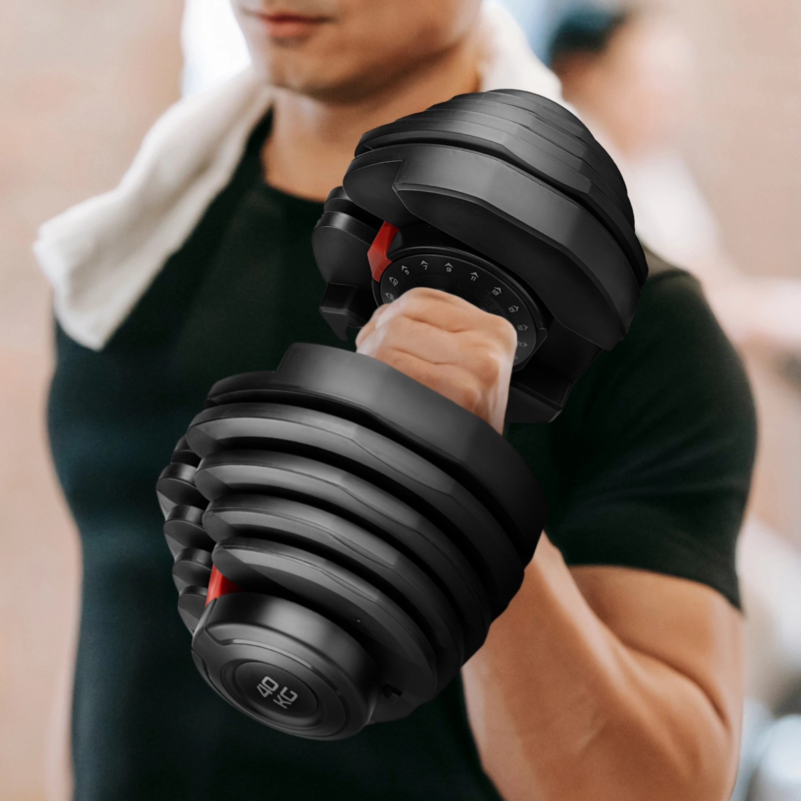 Hantel regulowany do ćwiczeń PRO 40 kg