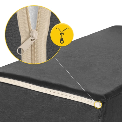 Klin rehabilitacyjny do masażu czarny