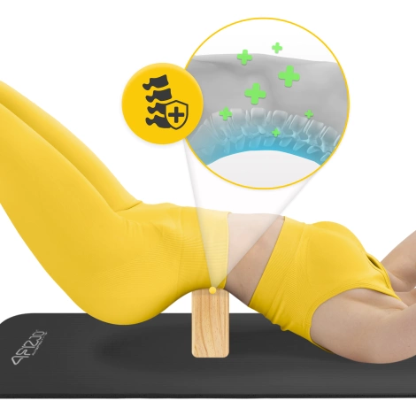 Kostka do jogi drewniana