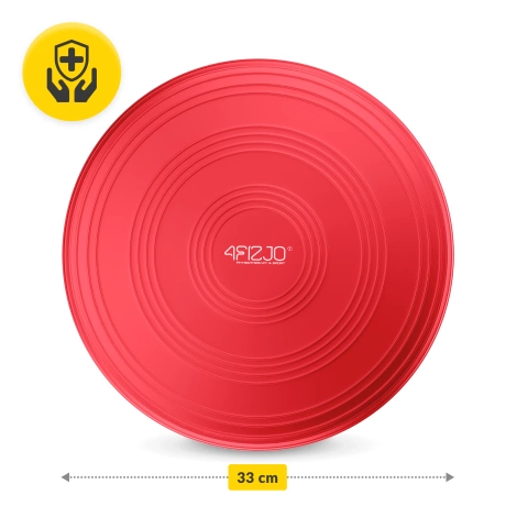 Poduszka sensomotoryczna MED+ 33 cm czerwona