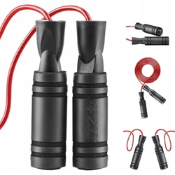 Skakanka z antypoślizgowymi uchwytami BASIC  czerwona