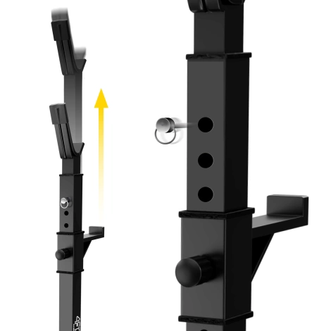 Stojaki regulowane na sztangę