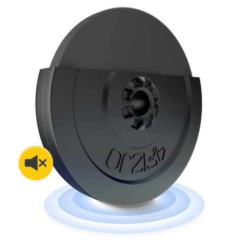 Zestaw kulturystyczny bitumiczny 20 kg + gryf prosty 150 cm