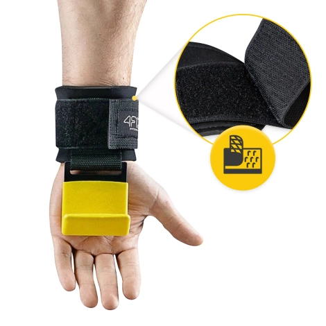 Haki treningowe uchwyty do podciągania żółte