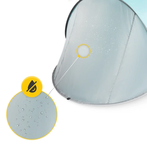 Namiot plażowy samorozkładający szary