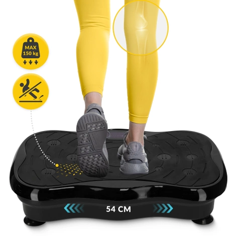 Platforma wibracyjna do ćwiczeń ULTRA+ czarna