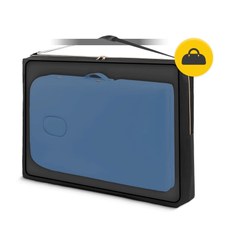 Stół do masażu aluminiowy 60 cm niebieski