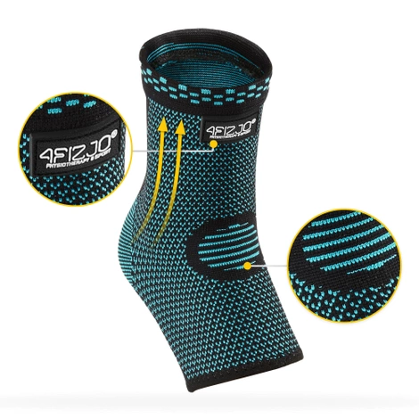 Elastyczna opaska stawu skokowego M niebieska