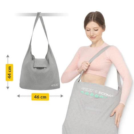 ECO Mata do akupresury z łuskami gryki i kokosem miętowa