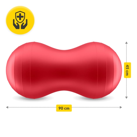 Piłka gimnastyczna PEANUT AIR BALL czerwona