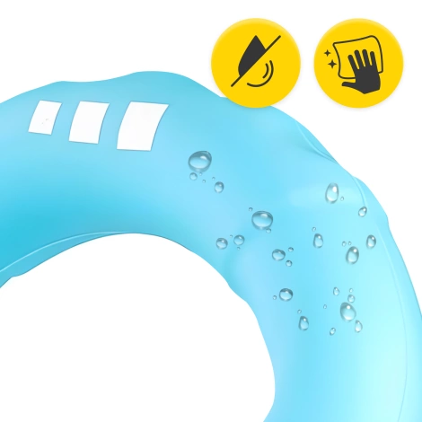 Silikonowy ściskacz do treningu dłoni niebieski