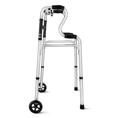 Balkonik aluminiowy dwufunkcyjny z kółkami