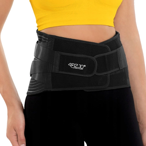 Pas ortopedyczny na kręgosłup lędźwiowy XXXL czarny