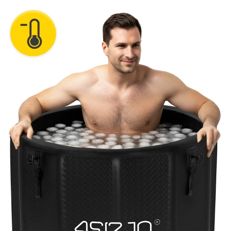 Dmuchana wanna lodowa do morsowania drop-stitch okrągła